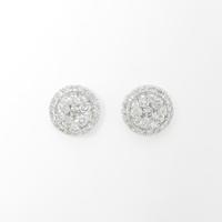 【リメイク】K18WG ダイヤモンドピアス