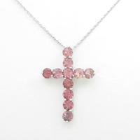 K18WG トルマリンネックレス