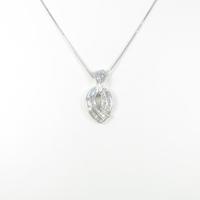 K14WG ダイヤモンドネックレス