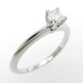 ティファニー プリンセス リング 0．21ct・E・VS2・プリンセスカット