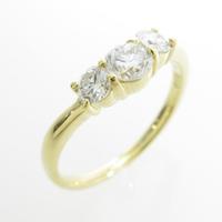 K18YG ダイヤモンドリング