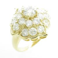 K18YG ダイヤモンドリング