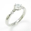 プラチナダイヤモンドリング 0．524ct・F・VS2・3EXT H＆C30％引き