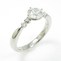 プラチナダイヤモンドリング 0．524ct・F・VS2・3EXT H＆C30％引き