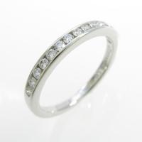 ティファニー ハーフサークル チャネルセッティング リング10％引き