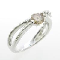 K18WG ダイヤモンドリング