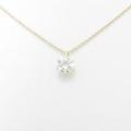 【リメイク】K18YG ダイヤモンドネックレス 0．506ct・H・SI1・GOOD