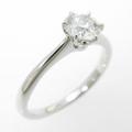 【リメイク】プラチナダイヤモンドリング 0．530ct・H・SI2・EX H＆C