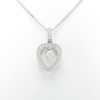 K18WG ダイヤモンドネックレス