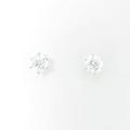 【リメイク】ST／プラチナダイヤモンドピアス 0．405ct・0．412ct・D・VS2・EXT