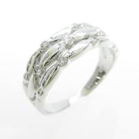 K18WG ダイヤモンドリング