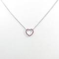 ティファニー メトロ ハート ネックレス