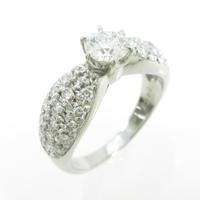 プラチナダイヤモンドリング 0．446ct・E・VS2・VERYGOOD
