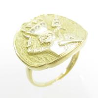 K18YG ダイヤモンドリング