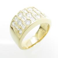 18KYG ダイヤモンドリング