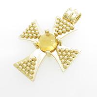 シャネル クロス シトリンペンダント