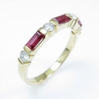 K18YG ルビーリング