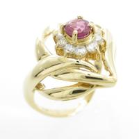 K18YG ルビーリング