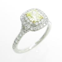 ティファニー ソレスト リング 0．44ct・FIY・VVS1・クッションカット