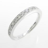 585WG ハーフエタニティ ダイヤモンドリング