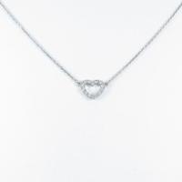 PT ハート ダイヤモンドネックレス