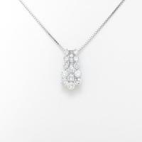 PT フラワー ダイヤモンドネックレス5％引き