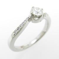 4゜C ダイヤモンドリング 0．202ct・F・VS1・EXT10％引き
