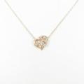 4゜C ハート ダイヤモンドネックレス