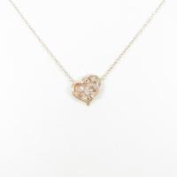 4゜C ハート ダイヤモンドネックレス