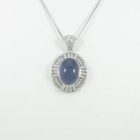 750WG／K18WG カルセドニーネックレス30％引き