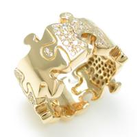 750YG ダイヤモンドリング