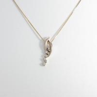 K18PG ダイヤモンドネックレス