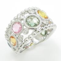 K18WG サファイヤリング10％引き