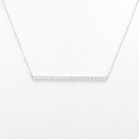 K18WG ダイヤモンドネックレス