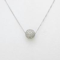 K18WG ダイヤモンドネックレス20％引き