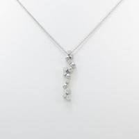 K18WG ダイヤモンドネックレス