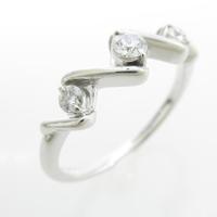 K18WG ダイヤモンドリング