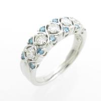 K18WG ダイヤモンドリング