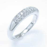 K18WG ダイヤモンドリング