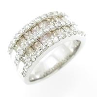 K18WG ダイヤモンドリング