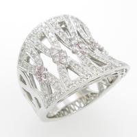 K18WG ダイヤモンドリング