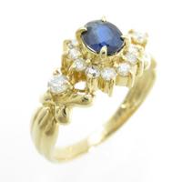 K18YG サファイヤリング10％引き