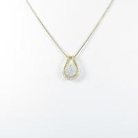 K18YG ダイヤモンドネックレス