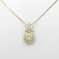K18YG ダイヤモンドネックレス 1．500ct・LBY・VS2・GOOD
