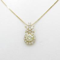 K18YG ダイヤモンドネックレス 1．500ct・LBY・VS2・GOOD