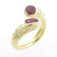 K18YG ルビーリング