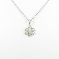 PT フラワー ダイヤモンドネックレス20％引き