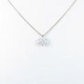 【リメイク】K18PG ダイヤモンドネックレス 0．696ct・I・SI2・VERYGOOD