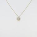 【リメイク】K18YG ダイヤモンドネックレス 0．343ct・H・SI2・VERYGOOD