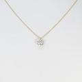 【リメイク】K18YG ダイヤモンドネックレス 1．144ct・LY・SI2・VERYGOOD10％引き